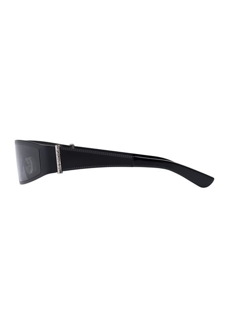 Occhiali Da Sole a Mascherina Neri ALEXANDER MCQUEEN | 821679-I33301056
